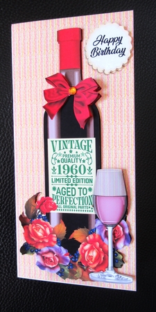 Vintage 1960 Red Wine by Davina Rundle