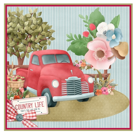 Car ride to the country 6x6 by Davina Rundle