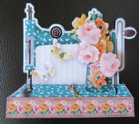 Summer Cluster - Sewing Machine Card Mini Kit by Davina Rundle