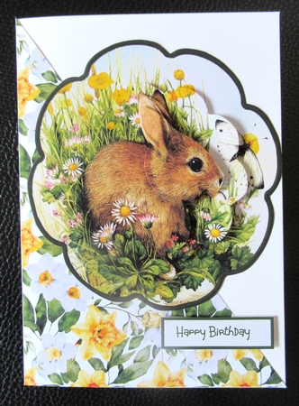 Spring Floral Pattern Background Paper 5 by Davina Rundle