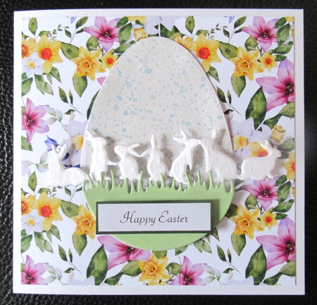 Spring Floral Pattern Background Paper 6 by Davina Rundle