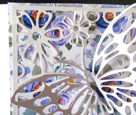 Flowers Pattern Background Paper 6 by Davina Rundle