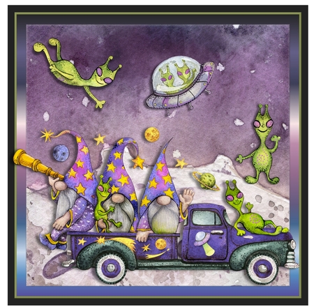 UFO GNOMES mini kit by Davina Rundle