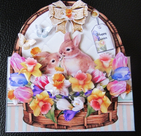 Easter Basket Shaped Mini Page Kit  by Davina Rundle