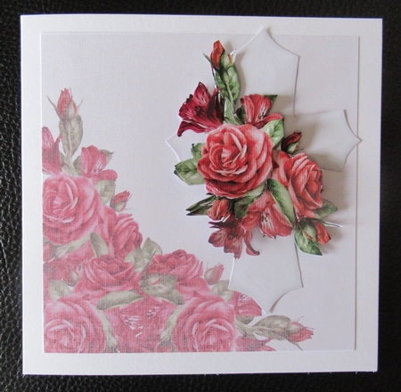 Cream Cross and Flowers by Davina Rundle