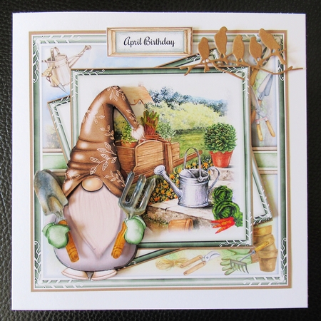 In The Garden Male 04 Mini Page Kit by Davina Rundle