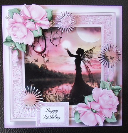 The Fairy Moon In Pink by Davina Rundle