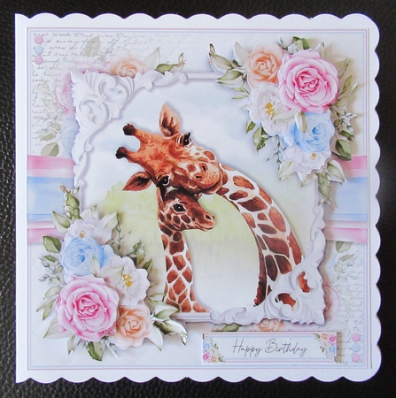 Mother and Baby Giraffe Mini Kit by Davina Rundle