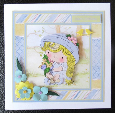 Spring bouquet 7x7 by Davina Rundle