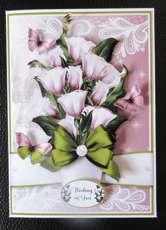 Beautiful Vase of Flowers 7x5 Mini Kit 3 by Davina Rundle