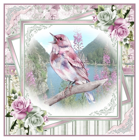 Pastel Wings Mini Page Kit  by Davina Rundle