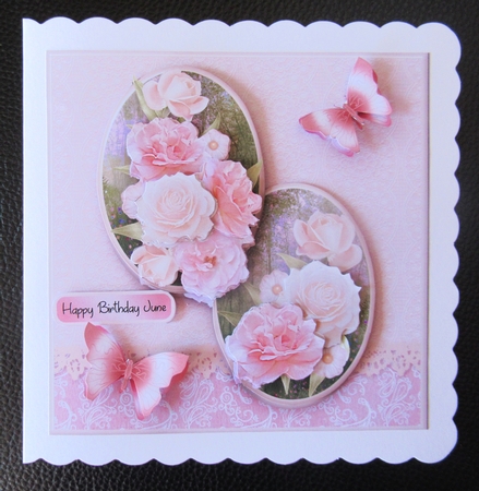 Pastel Posies - Decoupage Card Mini Kit by Davina Rundle