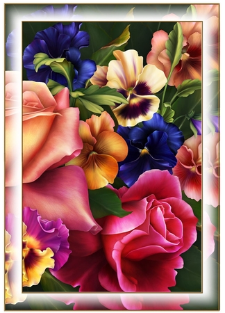 Simple Gorgeous Floral A5 29 by Davina Rundle