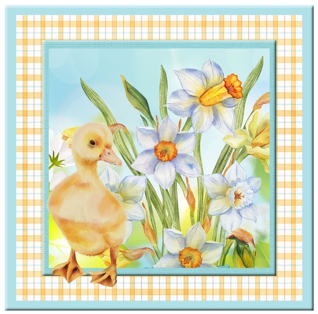 Spring Duckling Decoupage Mini Kit by Davina Rundle