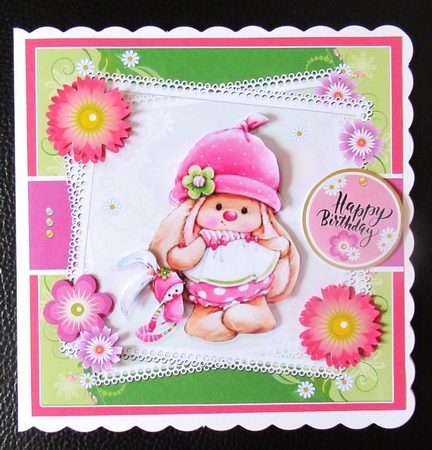 Pretty Spring Bunny 5 by Davina Rundle