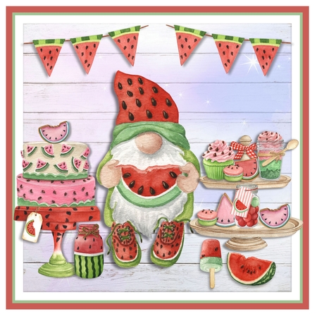 WATERMELON PARTY mini kit by Davina Rundle