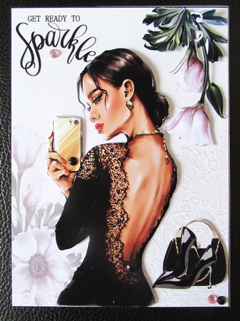 8x8 Get ready to sparkle 8x8 & A4 mini kit by Davina Rundle