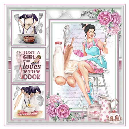Loves To Cook Bumper Mini Page Kits by Davina Rundle