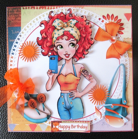 8x8 Hey beautiful mini kit by Davina Rundle