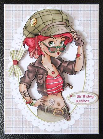 Shes a rebel 8x8 & A4 mini kit by Davina Rundle