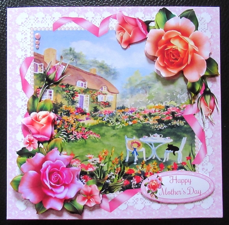 8x8 Afternoon tea in the garden mini kit by Davina Rundle