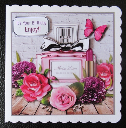 Perfume and Flowers for Birthday or Mothers Day by Davina Rundle