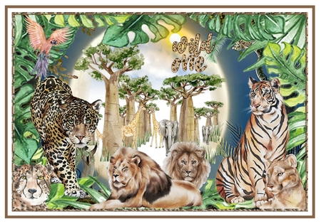 Wild One Mini Page Kit  by Davina Rundle
