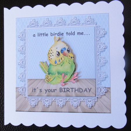 Quick Card Little Birdie by Davina Rundle
