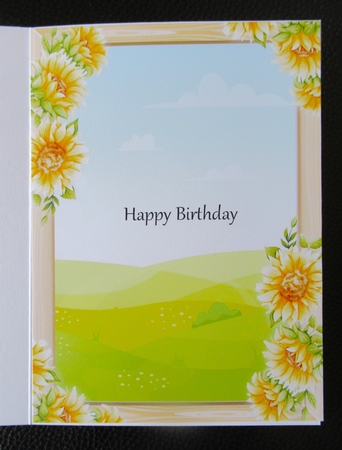 Sunflower Insert  by Davina Rundle