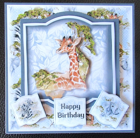 On Safari Giraffe by Davina Rundle