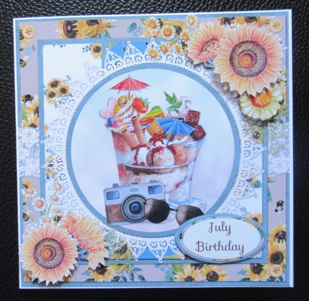Summer Dreams 2: Ice Cream Sundaes, Sunglasses & Camera by Davina Rundle