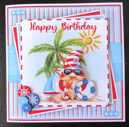 Beach Gnome Red Mini Kit by Davina Rundle