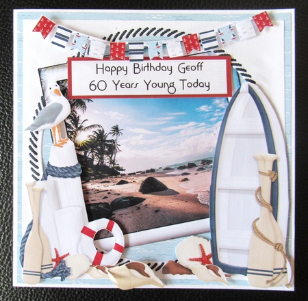 Simple Beach Scene 2 by Davina Rundle