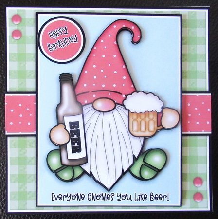 Everyone Gnomes You Like Beer Mini Kit by Davina Rundle