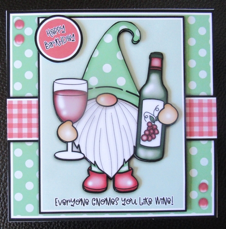 Everyone Gnomes You Like Wine Mini Kit by Davina Rundle