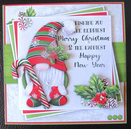 Candycane Gnome Mini Kit by Davina Rundle