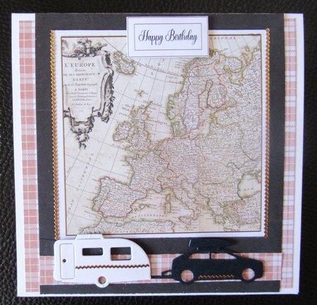 Simple Old Vintage Map 1 by Davina Rundle