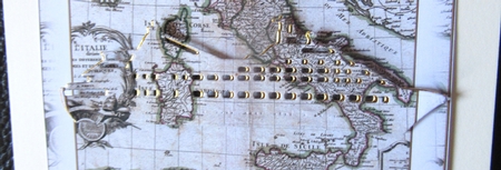 Simple Old Vintage Map 2 by Davina Rundle
