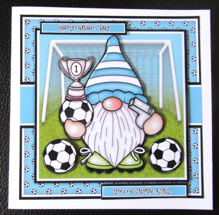 Youre A Winner Mini Kit Male Birthday/Fathers Day Blue by Davina Rundle