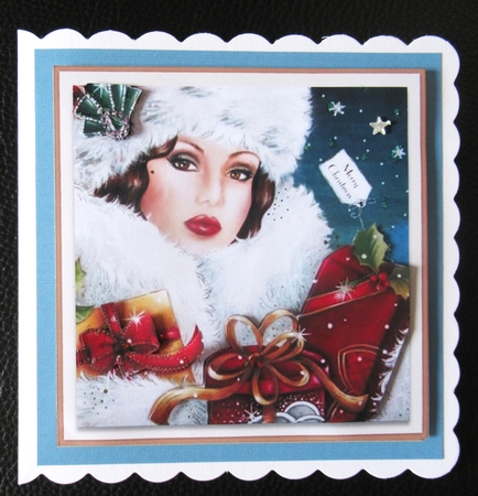 Art Deco Christmas 04 Mini Kit by Davina Rundle