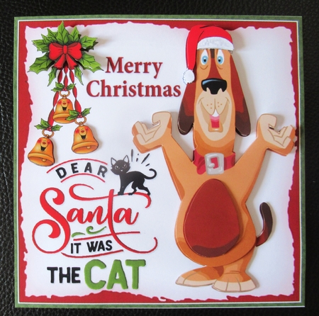 Dear Santa it was the cat 8x8 & A4 mini kit by Davina Rundle