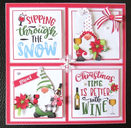 8x8 Sipping through the snow minikit by Davina Rundle