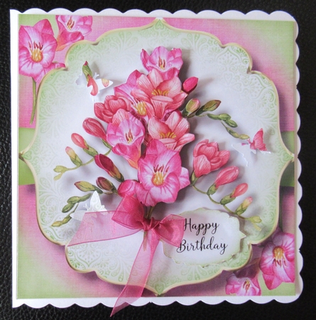 Fabulous Pink Freesias by Davina Rundle