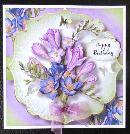 Fabulous Purple Freesias by Davina Rundle
