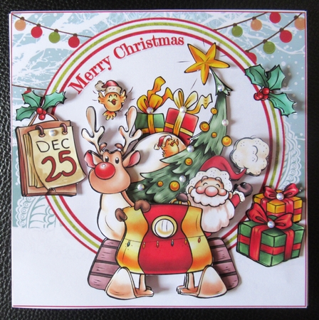 8x8 Here we go ready for Christmas mini kit by Davina Rundle