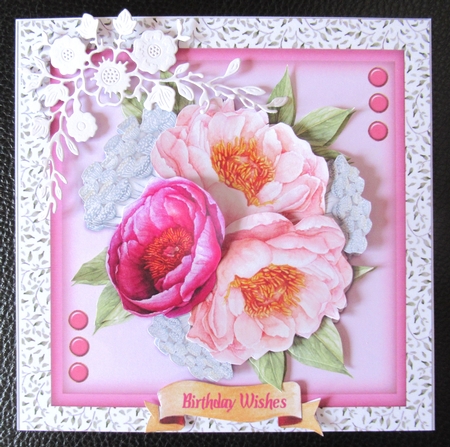 8x8 Mini Kit, Beautiful Pink Peonies by Davina Rundle