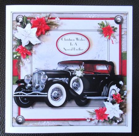 Winter Scene Classic Car Kit-1 by Davina Rundle