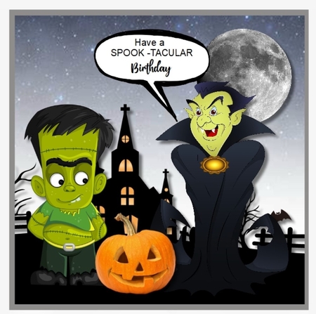 Have a Spook-tacular  Birthday by Davina Rundle