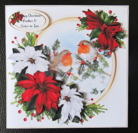 8x8 Sweet Robin Christmas mini kit by Davina Rundle