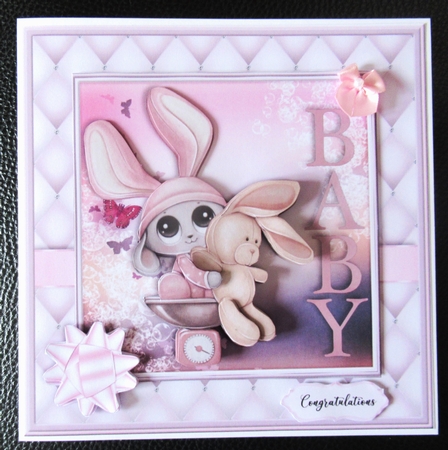 Bunny Baby Girl Mini Kit by Davina Rundle